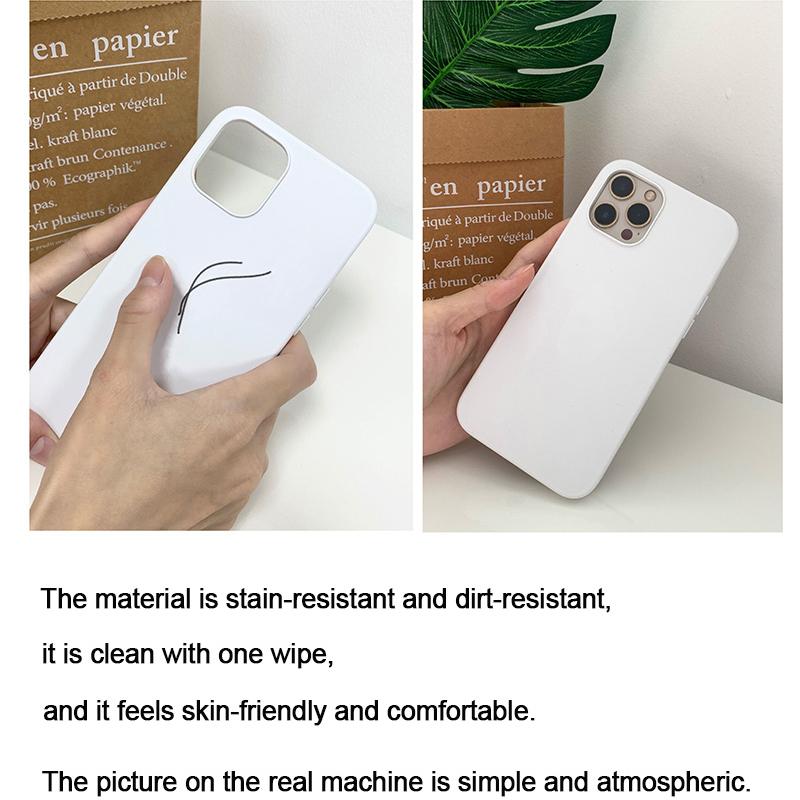 כיסוי מגן טלפון גומי סיליקון נוזלי שיק אינס כיסוי מלא ג'ל רך לאייפון 16 15 14 פרו מקס 16 פלוס 15 פלוס XR XS מקס 11 12 13 פרו מקס