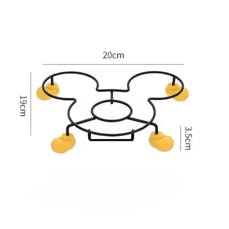 

Pot Stand Bathroom Tissue Holder Kitchen Stove Insulation Rack Kitchen Storage Rack Multifunctional Optional Styles чёрный