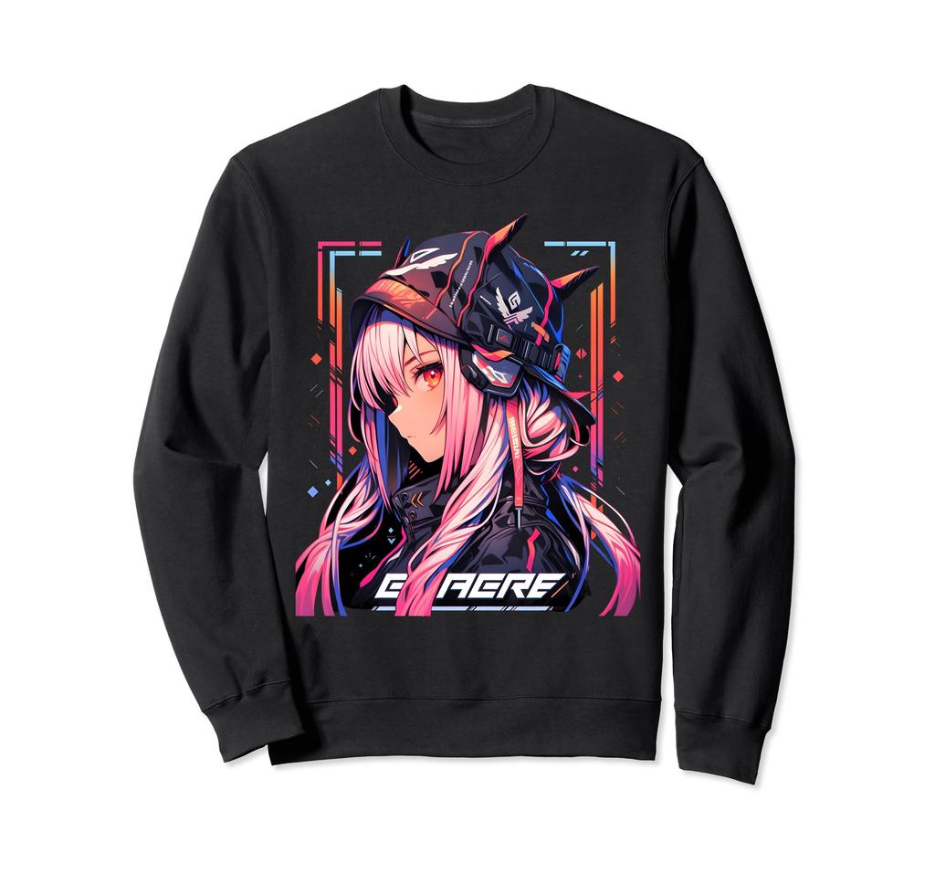 Manga Anime Aesthetic Cyberpunk Techwear Harajuku Sweatshirt