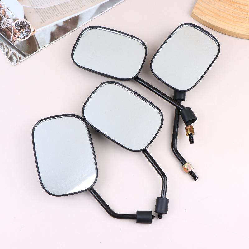 Motorbike Rear Mirrors with Streamlined Design for Reduced Wind Resistance