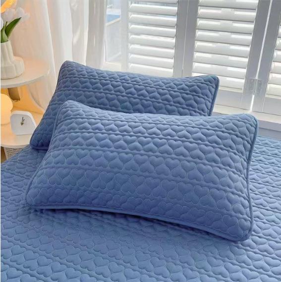 Men's Anti-Oil & Sweat Protection Pillowcase Set - Inner Liner Cover, Dirt & Sweatproof, Set of 2