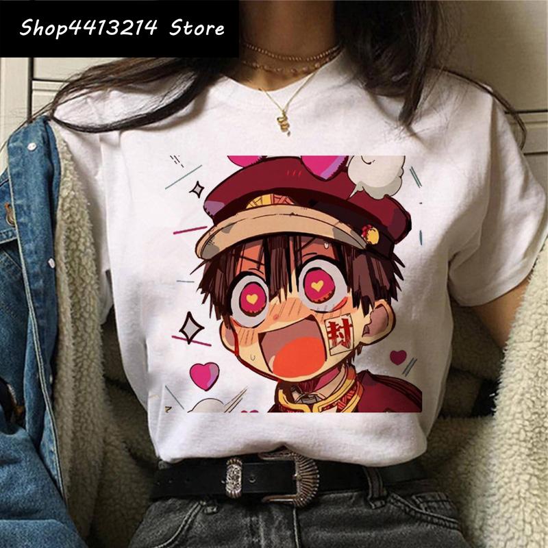 Hanako Kun T Shirt Women Japanese Anime Summer Tops Toilet Bound Funny Cartoon TShirt Harajuku Unisex Tshirt Female New