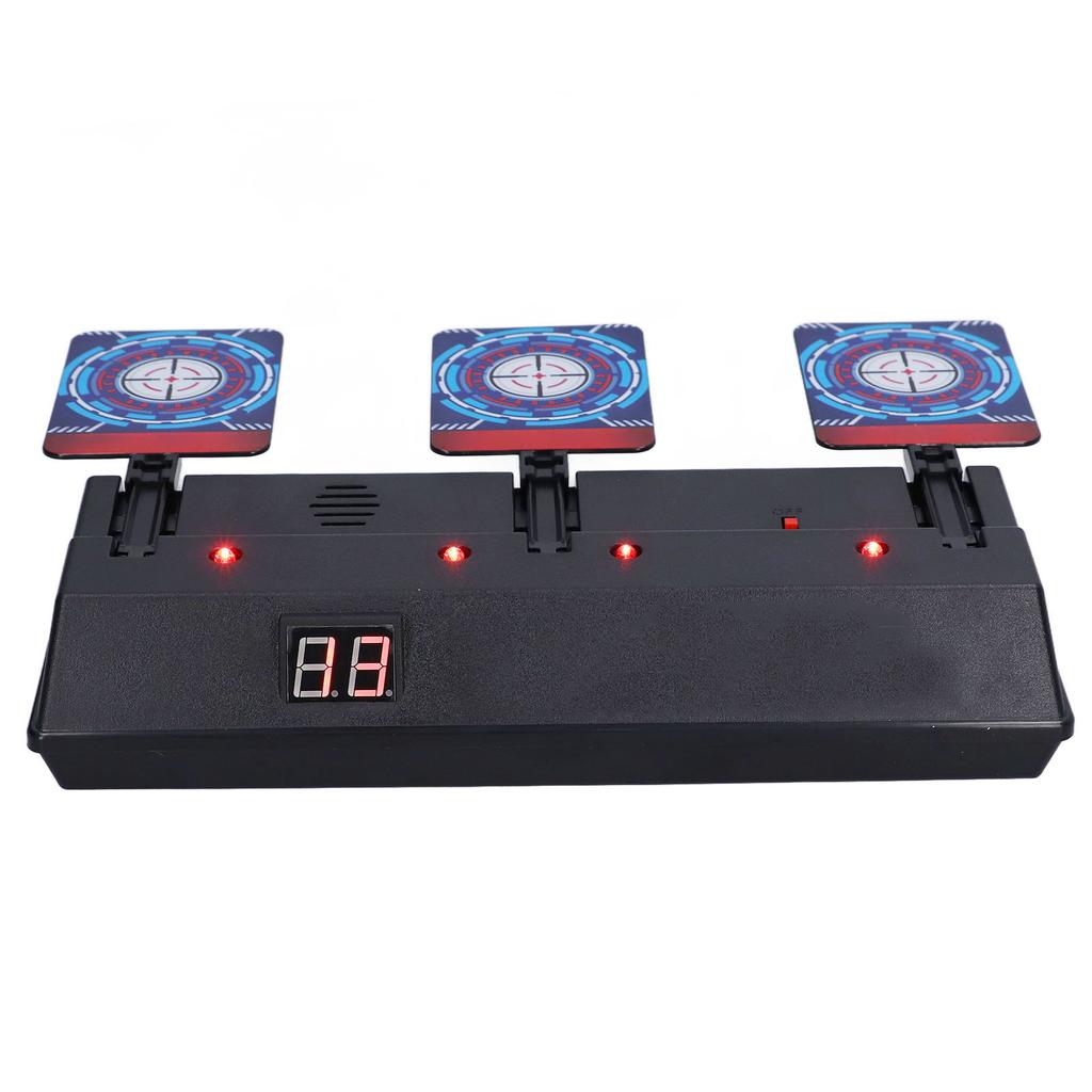 Bersaglio Elettrico Punteggio Reset Automatico Flash Suono LED Attira l'Attenzione dei Bambini Giocattolo Bersaglio Elettrico
