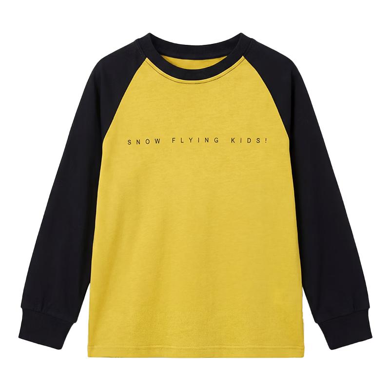 SNOWFLYING Kids  Cotton Long-Sleeve T-Shirt 150