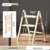 Folding A-Frame Ladder: Multifunctional, Thickened, 3-4 Step Indoor Ladder & Flower Stand