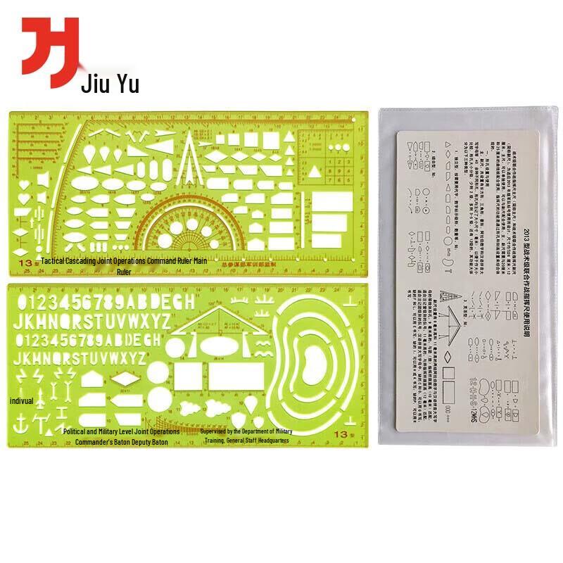 Tactical Military Mapping Ruler