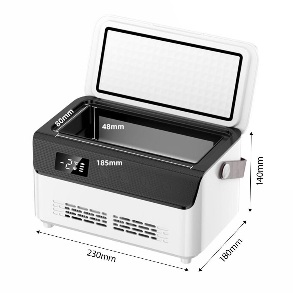 Chladicí box Dotykový ovládací panel Autochladnička Pro venkovní dobrodružství S teplotou od 0 °C do 18 °C Přizpůsobitelná nastavení