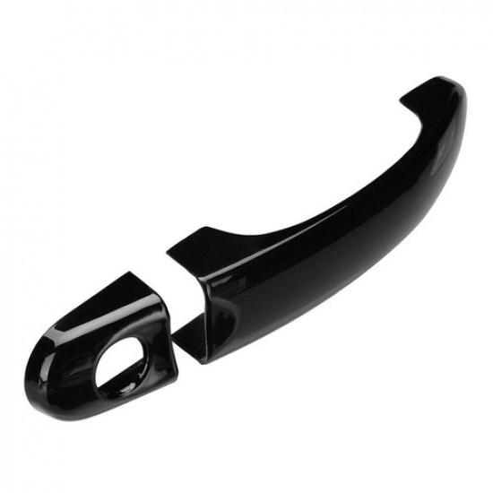 Outside Door Handle Caps Lid Covers Gloss Black for VW Transporter T5 T6 2003-09