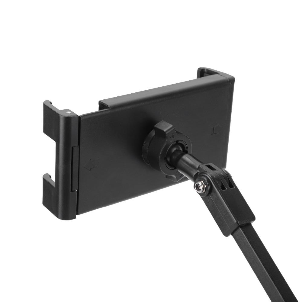 Included Hex Wrench Adjustable Long Arm Stand for 3.5 to 12 Inch Smartphones Tablets Desktop Use