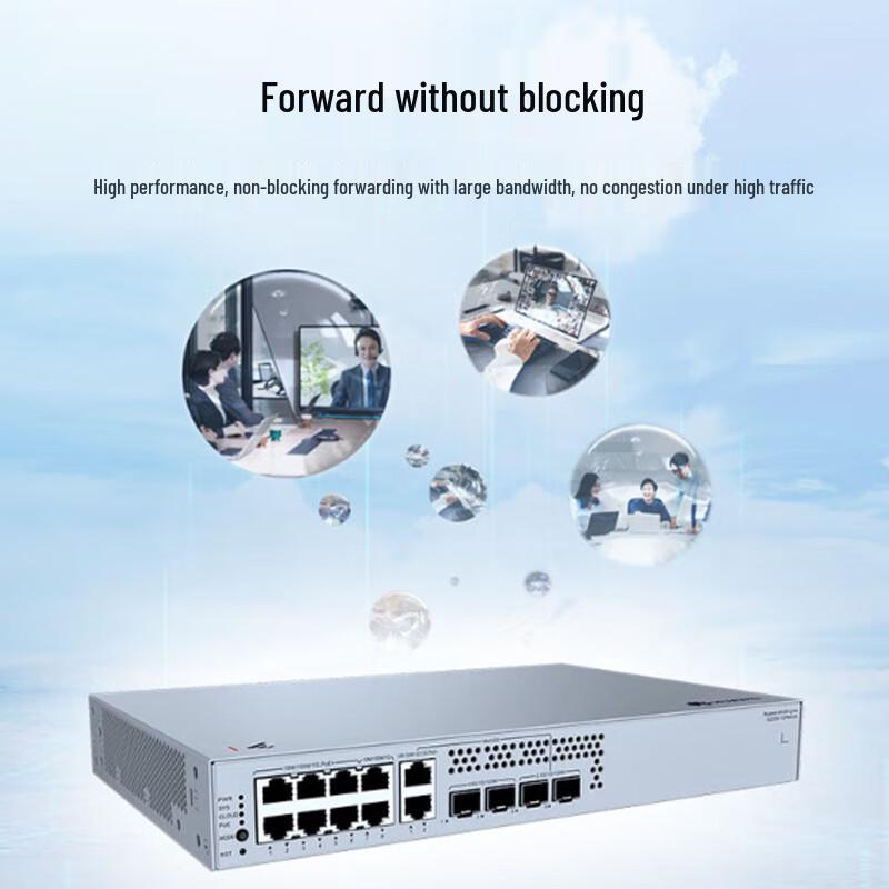 Huawei Kunlun S220S-10PN4JX Enterprise Layer 2 Managed PoE Switch