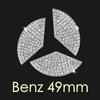 Bling Car Steering Wheel Emblem Logo Sticker Accessories Compatible with Volkswagen, Crystal DIY Diamond Interior Cover Badge Decorations