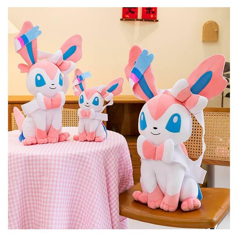 Sylveon Plush Toy Cartoon Stuffed Doll Room Sofa Decoration Kids Gift