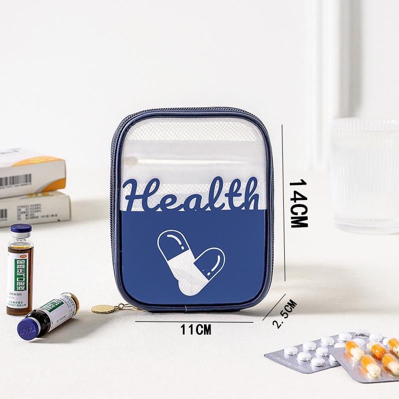 Portable Oxford Cloth Medicine Bag - Large Capacity Folding First Aid Kit & Multi-purpose Storage