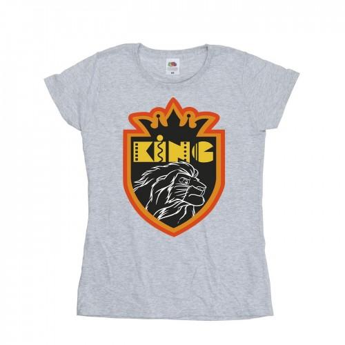 

Disney Womens/Ladies The Lion King Crest Cotton T-Shirt XXL білий