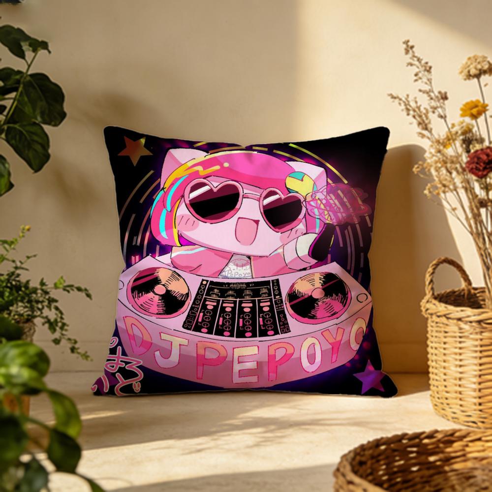 Trendy PPepoyoable Cushion Cover Versatile DoubleSided Pillow Case Fit for Sofa Bed Car Daily Decor