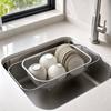 Stainless Steel Mesh Colander with Extendable Handles Expandable Sink Drain