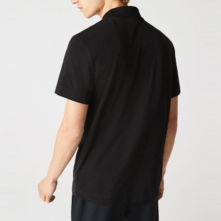LACOSTE Polo Shirts Men's Black Moderate PH3325-031