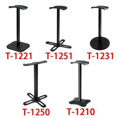 Quick Installation Toolless Headsets Holder With Plastic Base For Home Office Organization