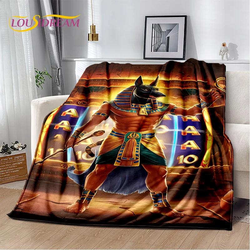 Ancient Egypt  29 Style New Death Anubis Pharaoh Horus Mythology Soft Blanket,Soft Throw Blanket for Home Bedroom Bed Sofa Child