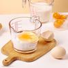 Baijie Measuring Cup, Food-Grade Glass Measuring Cup, 500ML, Graduated Cup, Egg Liquid Filter Measuring Cup, Baking Filter Measuring Cup, Milk Cup