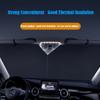 Car Sun Shade Sunshade Curtain Auto Front Window Sunshade Covers Auto Retractable Sunscreen Heat Insulation Block Hidden