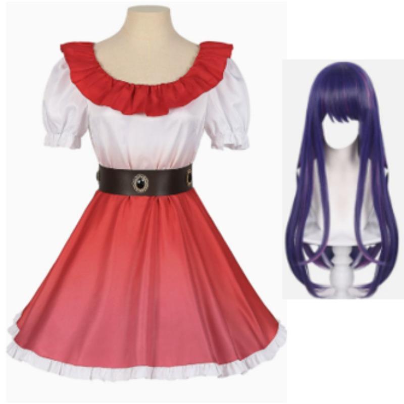 Anime Oshi No Ko Ruby Hoshino Kana Arima Cosplay Kostým Modrá Školní Uniforma Akce Karnevalový Oblek Celá Sada Ruby Cosplay