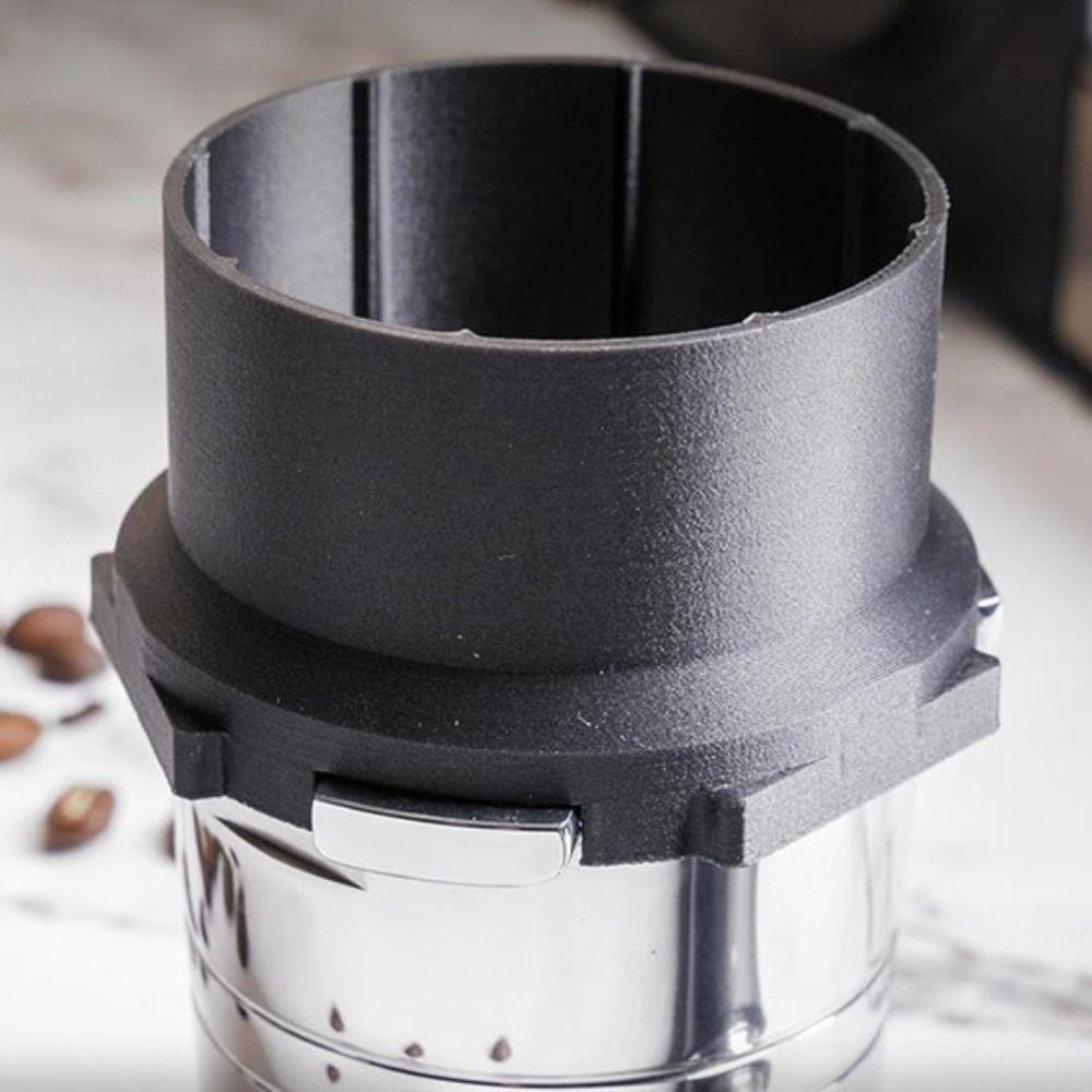 Schwarzer Kaffee Dosiertrichter Anti-Spritzpulver Siebträgerring Kaffeegriff Pulverring Barista