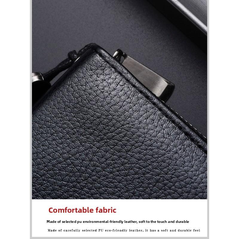 Men's Long Hand Wallet Zipper Handbag Multi-card Position Large Capacity Business Men's Wallet