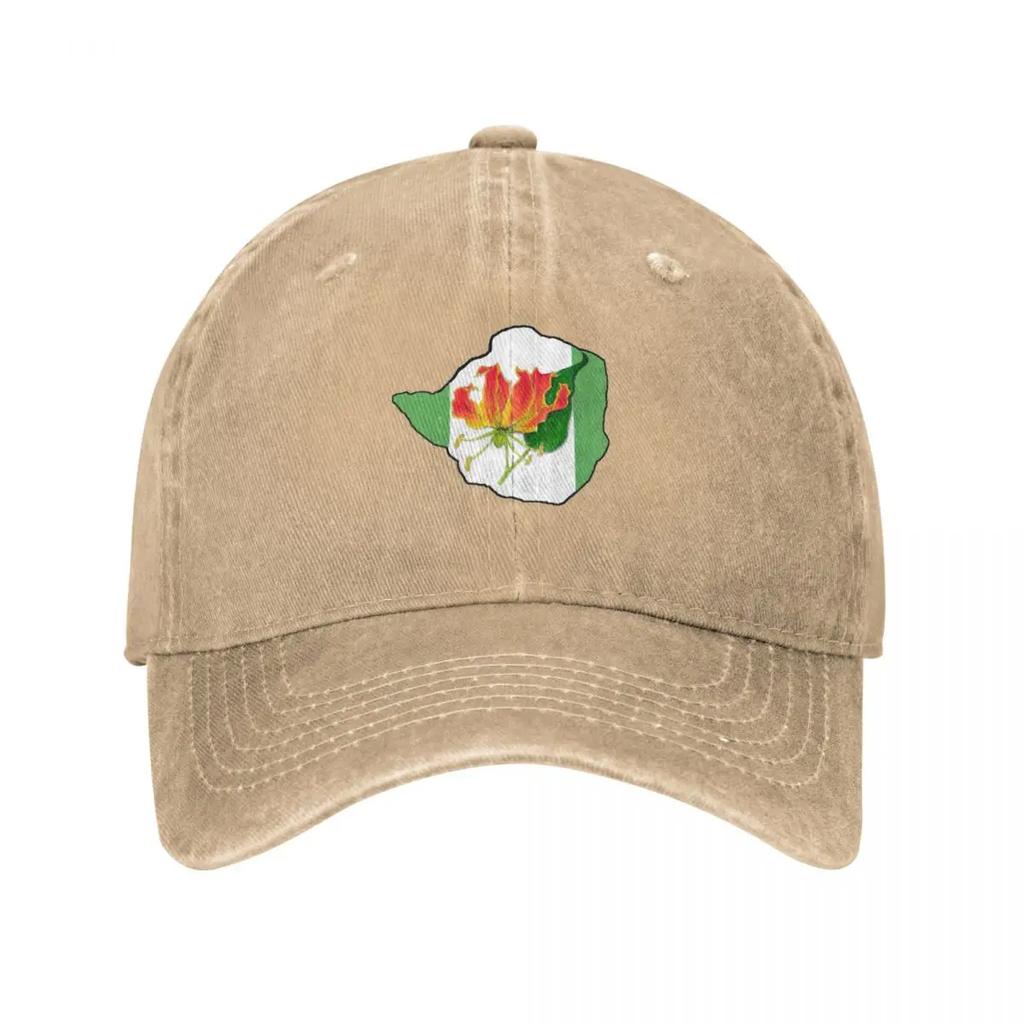 Flame Lily of Rhodesia Baseball Cap Funny hats Trucker Hat fashionable hard hat Baseball For Unisex Womens