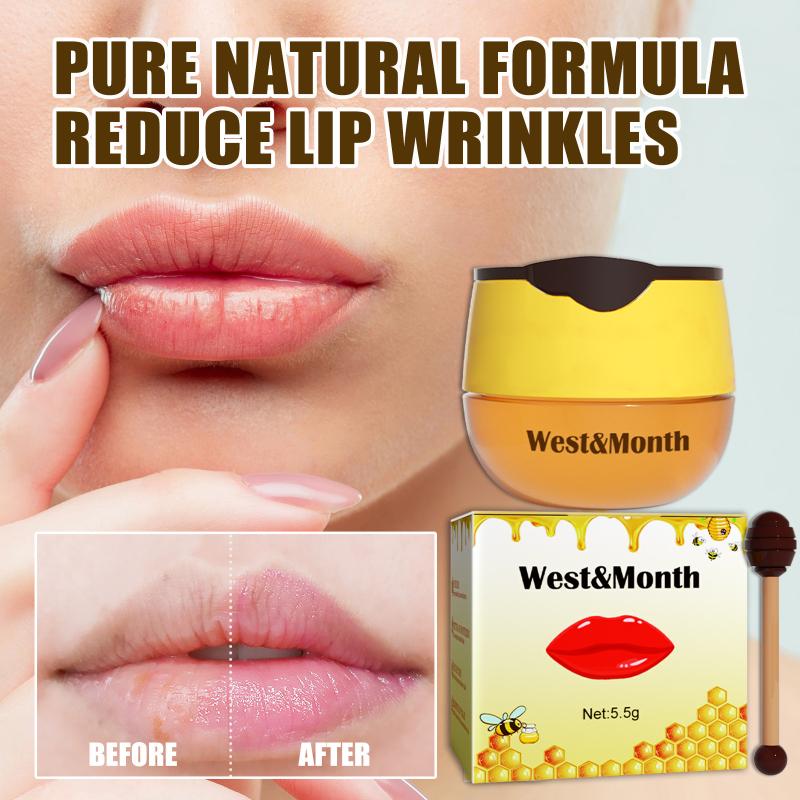 Honey Lip Balm Is Hydrating, Moisturizing, Non-greasy, Easy To Absorb and Fade Lip Lines Skin Care Whitening Skin Care 1pcs