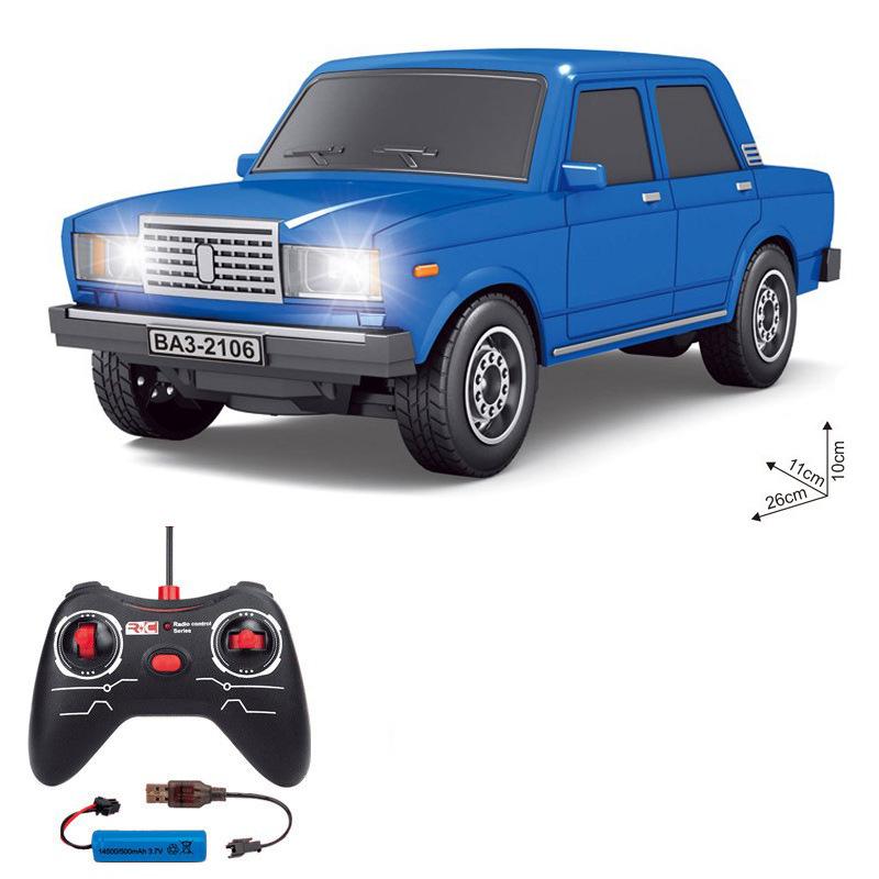 

1:12 Four Way Remote Control Car with Lighting Simulation Ladaniva Russian Car Model Children s Toy Car Birthday Gift
