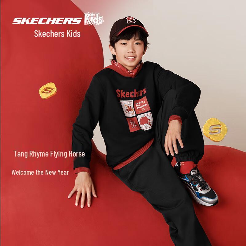 Skechers Kids  Festive Raglan Sweatshirt XL