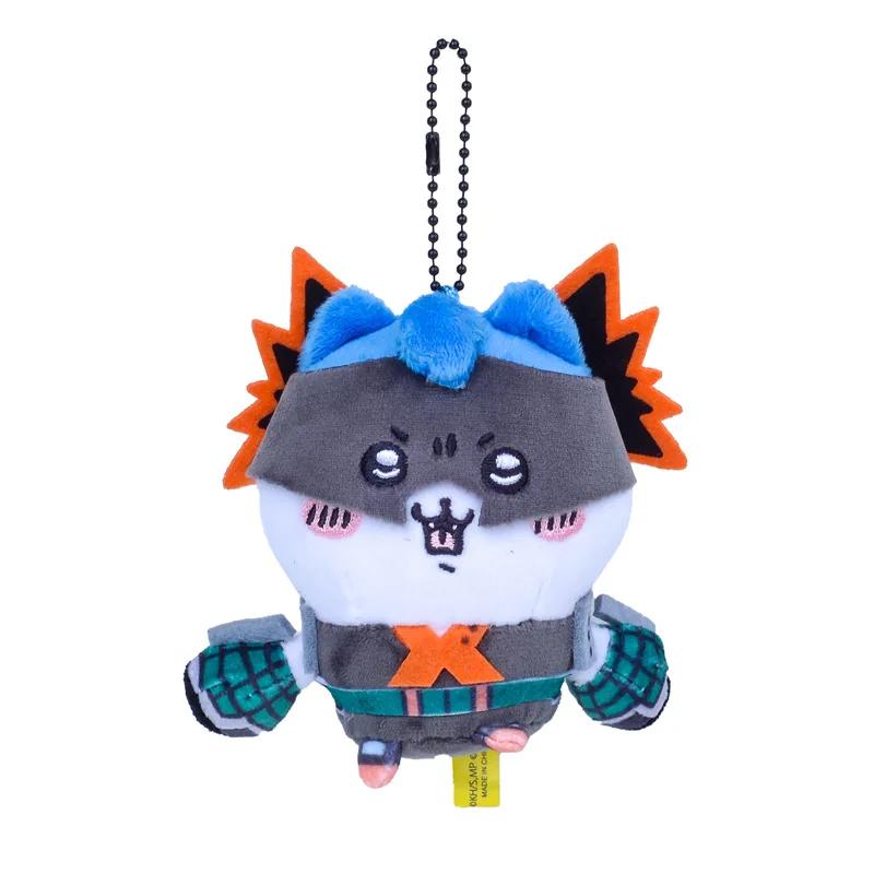 

Cartoon Chiikawa My Hero Academia Linkage Self-deprecating Bear Cute Pendant Bag Decoration Keychain Hachiware Usagi Plush Doll 9cm