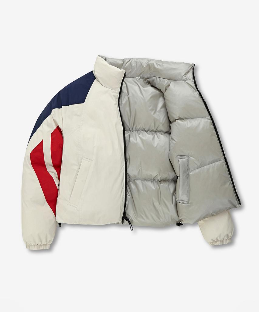 Reebok Vector Reversible Crop Down Jacket (W) - Beige