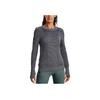 Under Armour Intelliknit Phantom 2.0 Sports Running Crewneck Sweatshirt Women Sweatshirt Gray 1354394-590