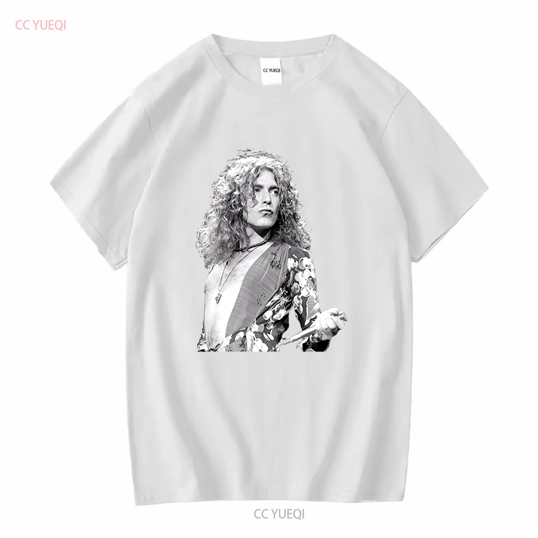 BenberFashion Robert Plant T-shirt Rocklegende Vintage Trendy S 5XL vintage Gewassen Veelzijdig herenmode Zachte designer kleding Stijlvol 4XL