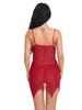 European and American Sexy Multicolor Mesh Suspender Lingerie Pajamas