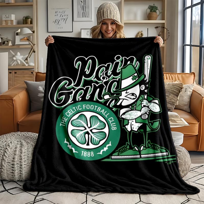 Celtic Football Club Ultra Soft Flannel Throw Blanket Warm Cozy Blanket for Bed Couch or outdoor best gift