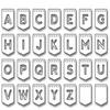 Letter Metal Cutting Dies English Alphabet Frame Stencil Scrapbooking Paper Cards Making Embossing