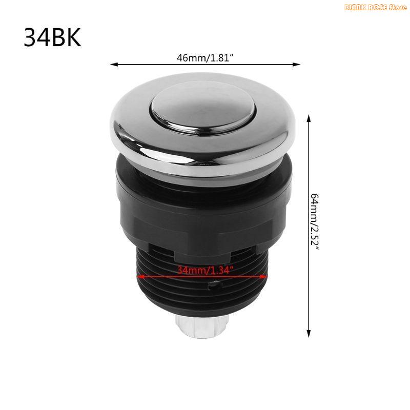 K1AE Air Pressure Switch On Off Push Button For Bathtub Garbage Disposal for Whirlpoo чёрный