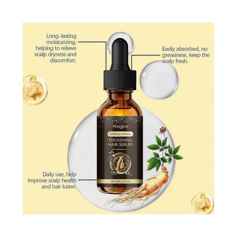 Hoegoa Hair Care Essence Gentle Moisturizing Hair Soft Luster Plump Hair Care Essential Oil