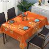 1pc Tablecloth Soft Fashionable Beautiful Gingerbread Man Pattern Tablecloth, Machine Washable And Easy To Clean, Dining Table / Coffee Table / Desk /