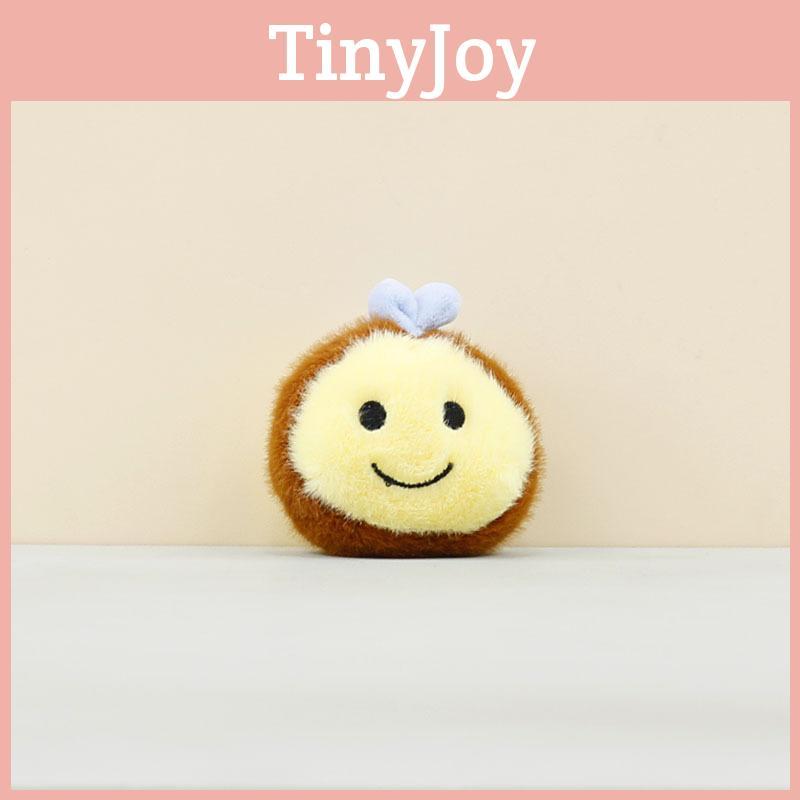 Plush Little Bee Keychain Keyring Cartoon Toy Doll Bag Pendant Children Doll