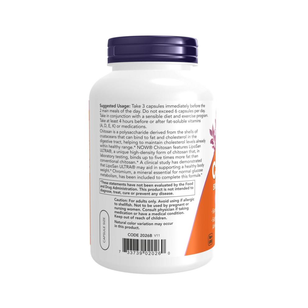 Now Foods Chitosan 500mg Veg-Kapseln, 240 Stück