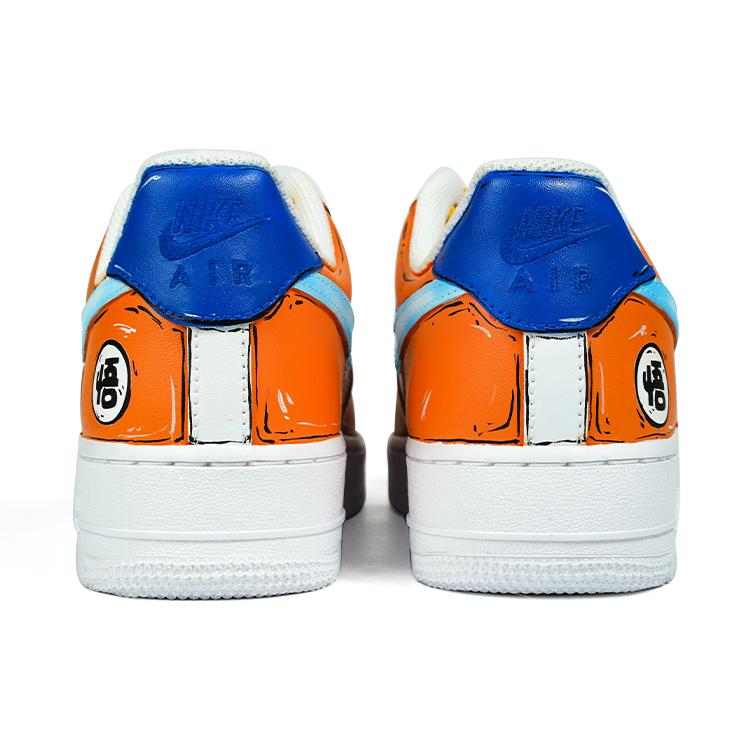 Nike Air Force 1 Air Force 1 Leather Slip Resistant Cushioning Low top Skateboard Shoes Men's Orange CW2288-111(TeamJ-)