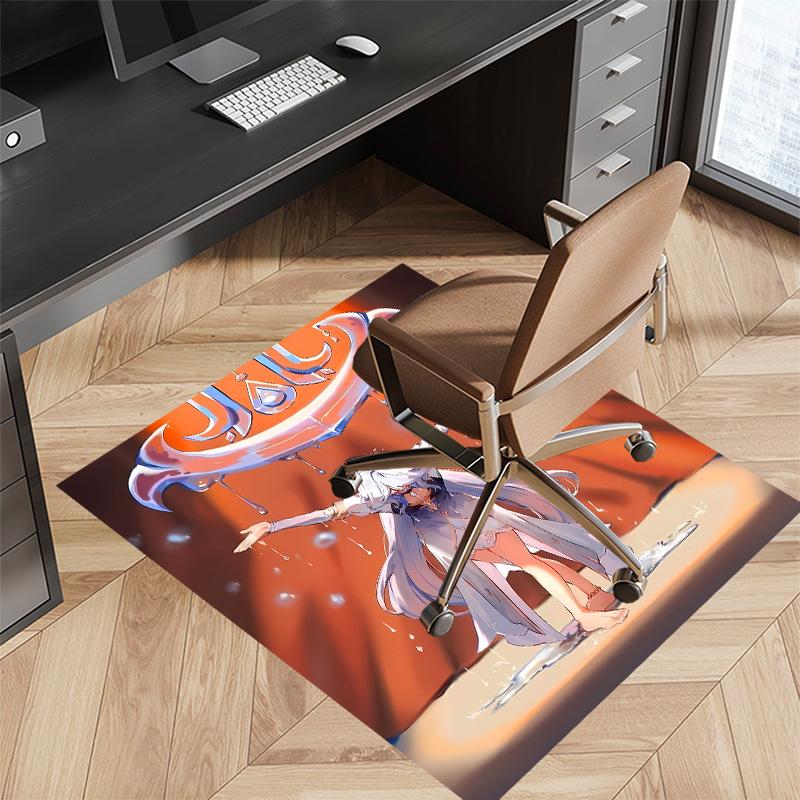 Genshin Impact characters6 Printed Absorbent Washable Carpet, Non-Slip Bathroom Mats, Kitchen Rugs, Yoga Mat,Living Room Entrance, Camping Picnic Rugs