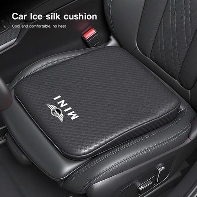 MINI Car Seat Covers Ice Silk Height Increasing Cushion Accessories For MINI Cooper S Works JCW R55 R56 R50 R53 R60 R61 F55 F56.