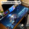 Large Mouse PadZelda Custom Name Text Personalized Desk Mat Non Slip Gaming Pad