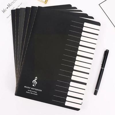 5 Books Music Exercise Book Piano Violin Book Universal High Notebook Tool Quality Five-line Pages Music 18 Pactice