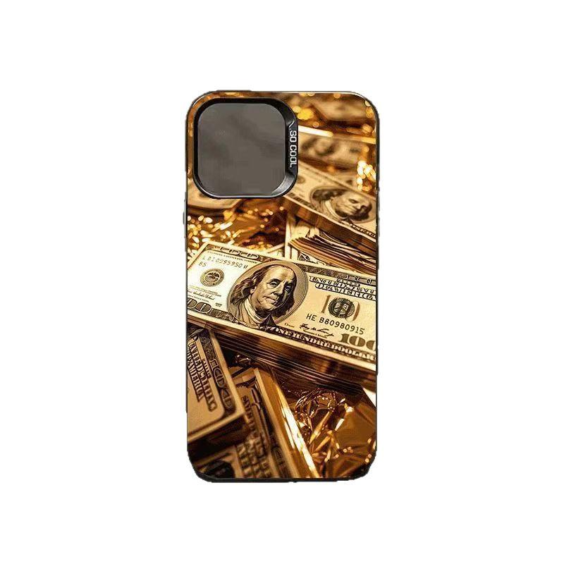 New gold dollar iphone17 mobile phone case 11 apple 16promax/15 foreign trade 14pro13 Europe and the United States 12